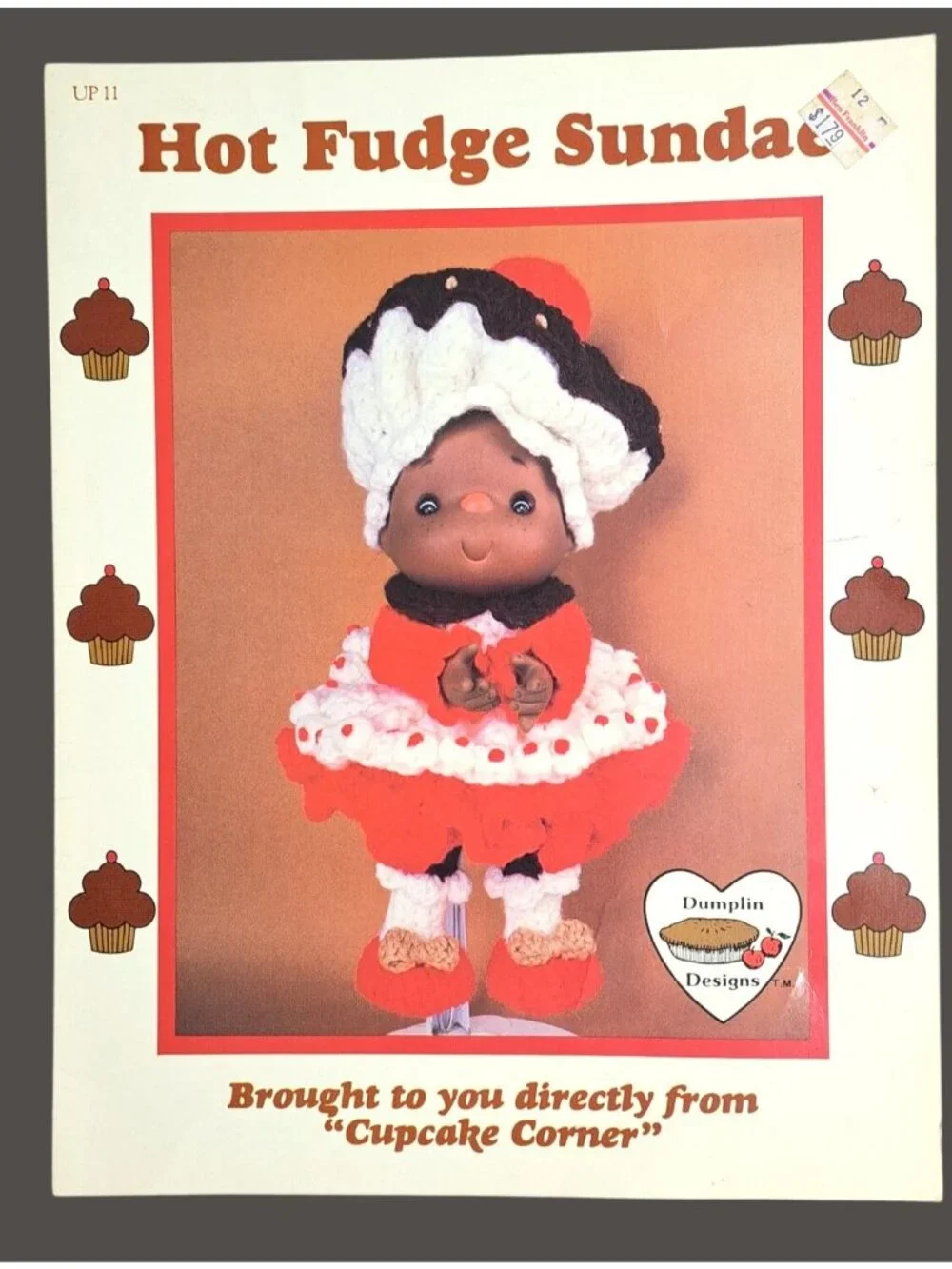 Vintage Hot Fudge Sundae Crochet Pattern Booklet UP11 Dumplin Designs 1985 Craft